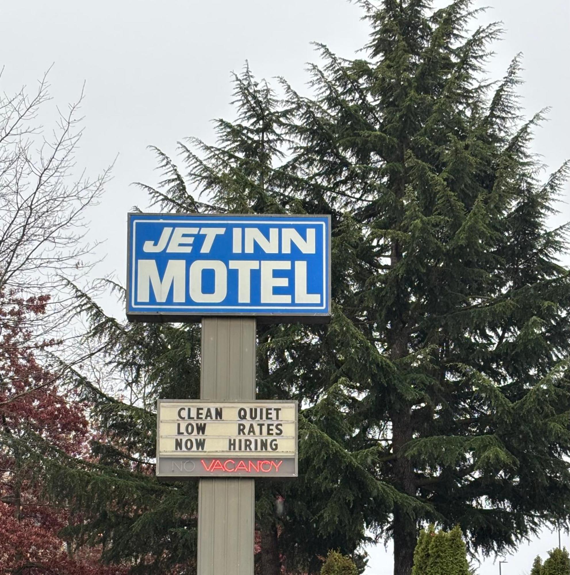 Jet Inn Motel-Seatac, Tukwila Esterno foto